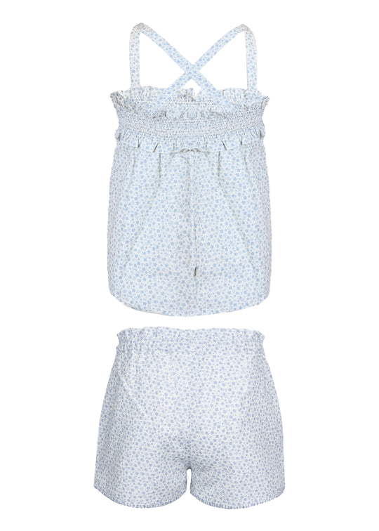Olivia Blouse and Shorts Set Mini Flowers