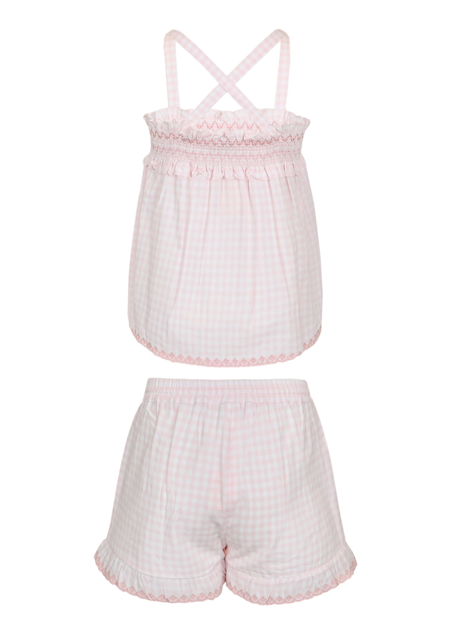 Load image into Gallery viewer, Olivia Blouse and Shorts Set Soft Pink
