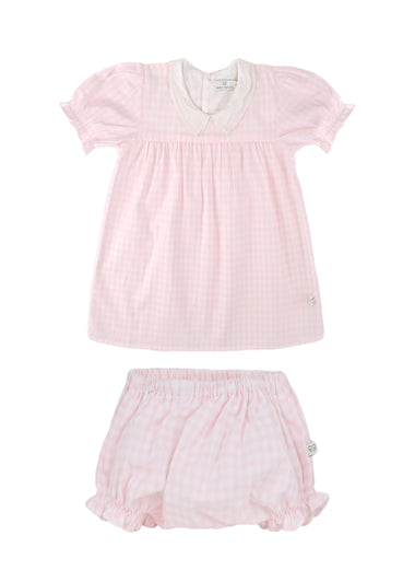 Sukie Baby Dress and Bloomer Soft Pink