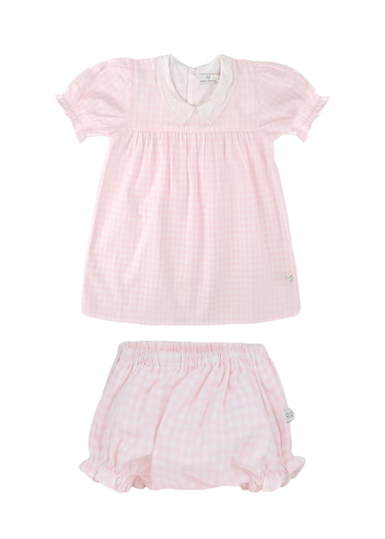Load image into Gallery viewer, Sukie Baby Dress and Bloomer Soft Pink
