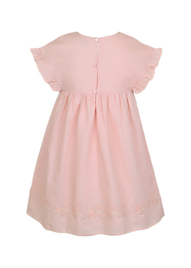 Lila Girls Dress Pink Sand