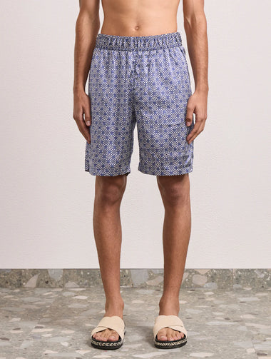 Palma Angra Trelica Printed Silk Shorts - Shorts