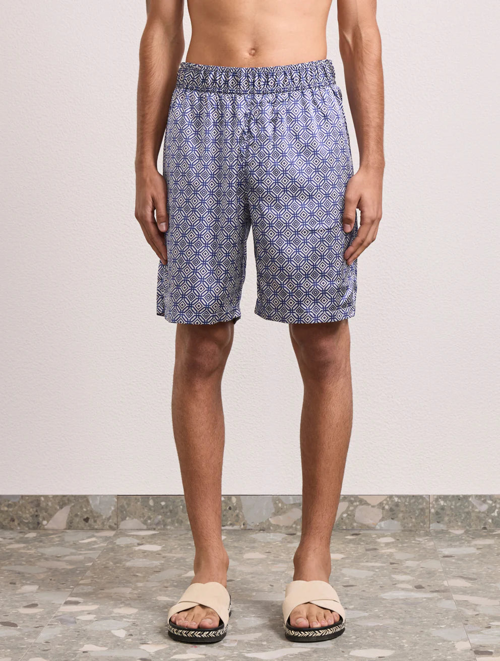 Load image into Gallery viewer, Palma Angra Trelica Printed Silk Shorts - Shorts
