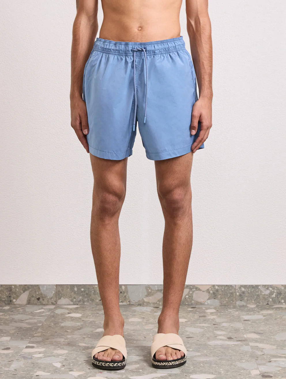 Load image into Gallery viewer, Salvador Elasticated Swimshorts Denim Blue - Swim Shorts
