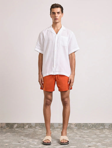 Salvador Elasticated Swimshorts Burnt Orange - Swim Shorts