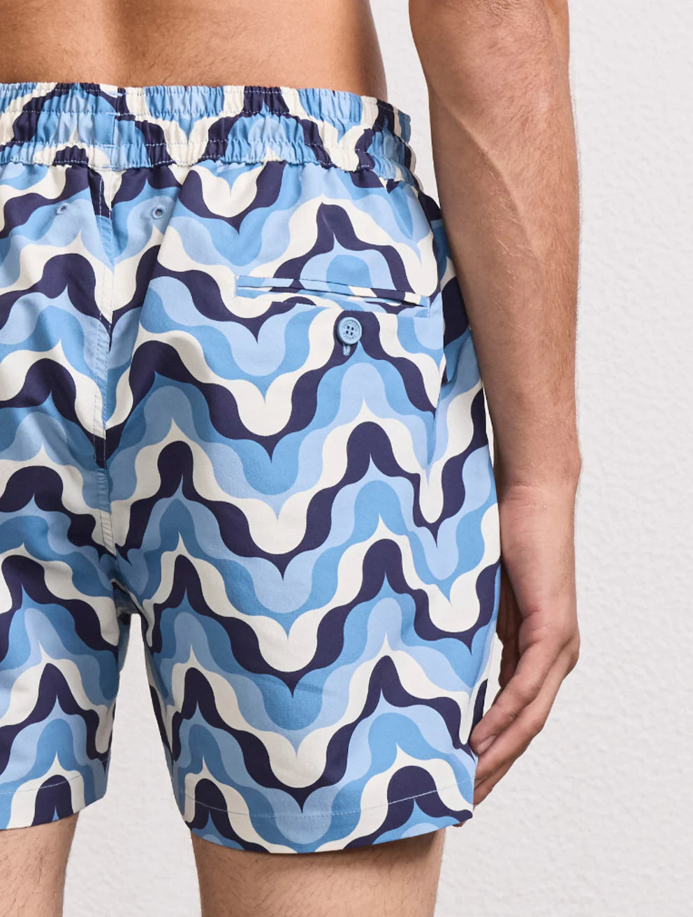 Load image into Gallery viewer, Rio Deserto Print Swimshorts Dusk &amp;amp; Denim Blue - Swim Shorts
