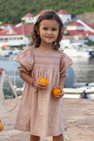 Caroline Girls Dress Garden Flowers