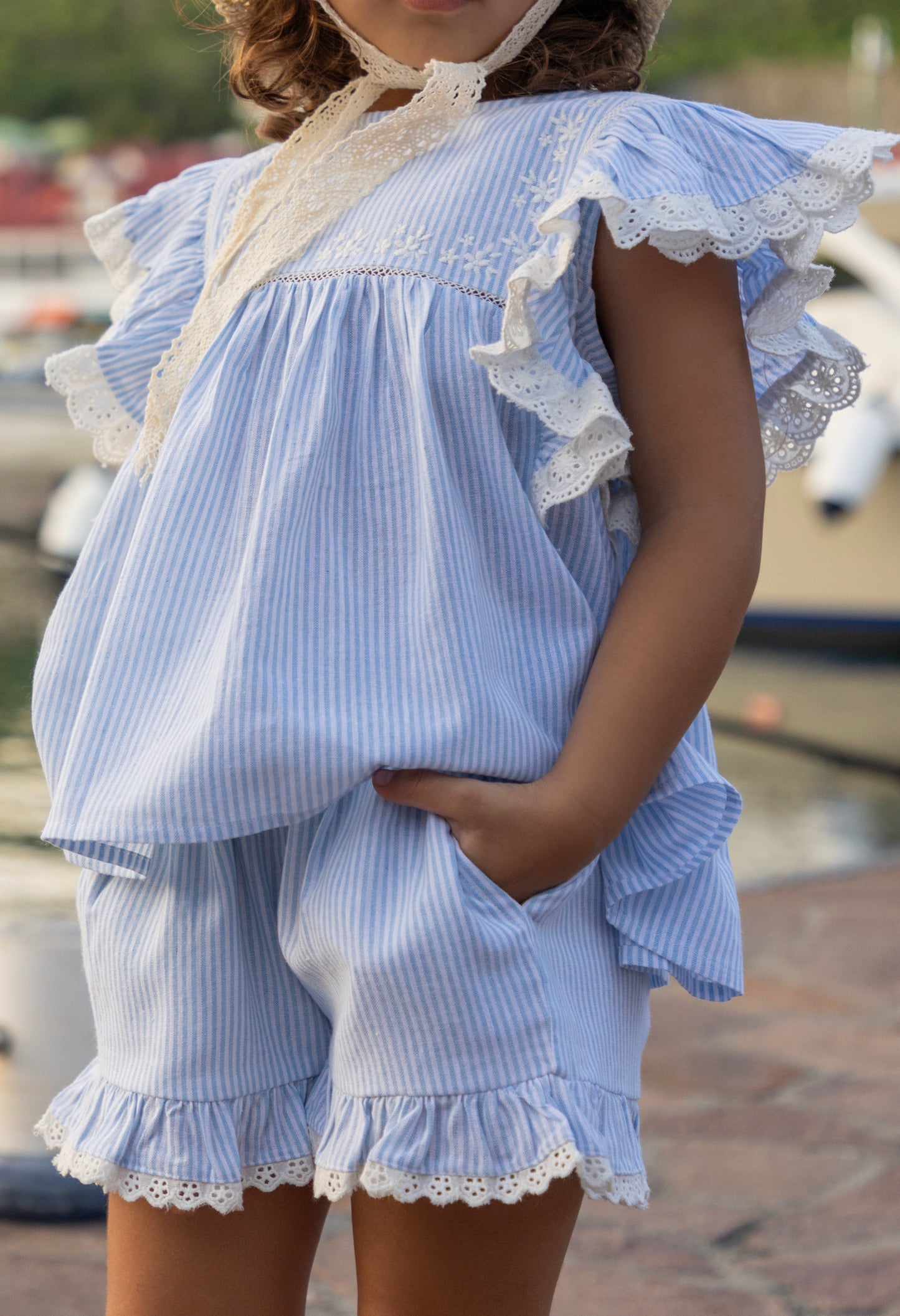 Load image into Gallery viewer, Charlie Blouse and Shorts Set
