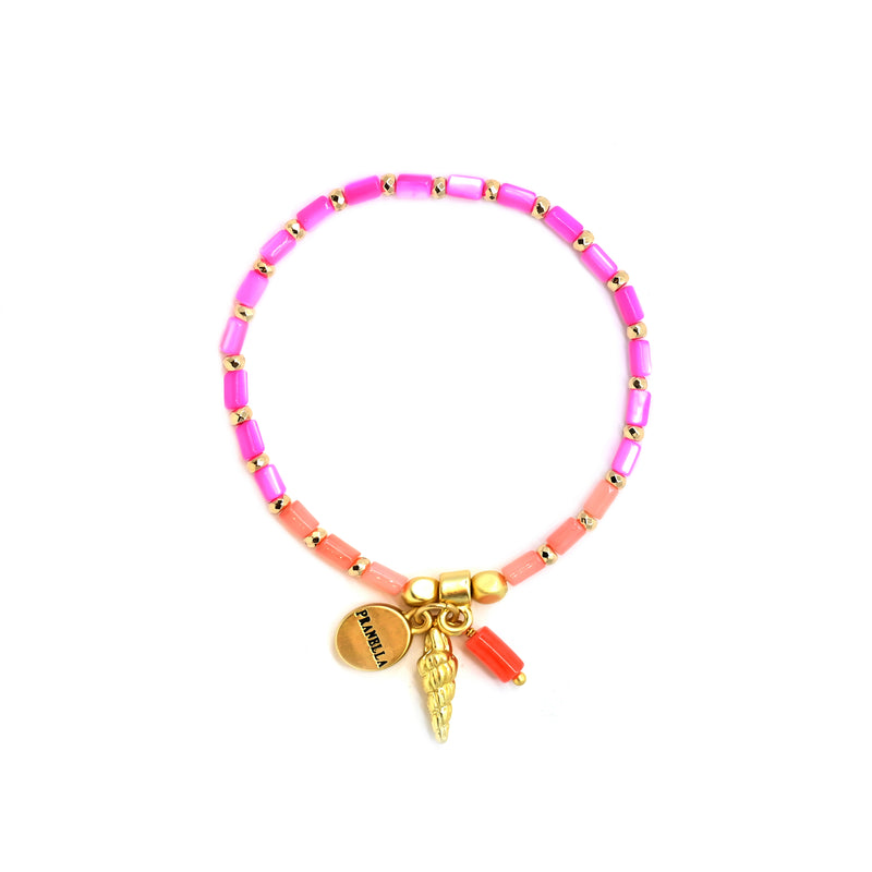 Flamingo Auger Shell Bracelet