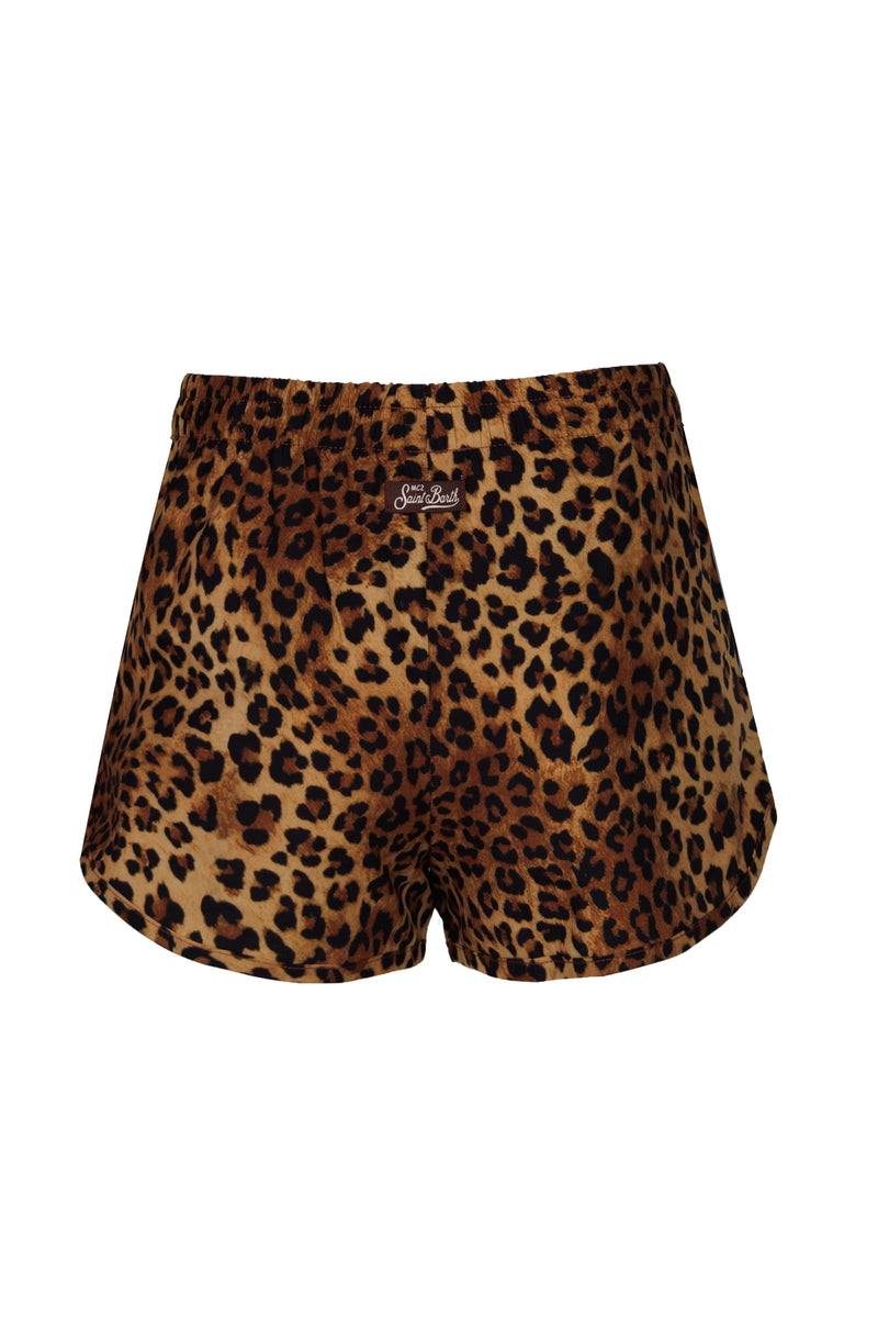 Francie String Short With Leopard Prints