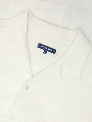 Roberto Terry Cotton Jacquard Shirt Ivory