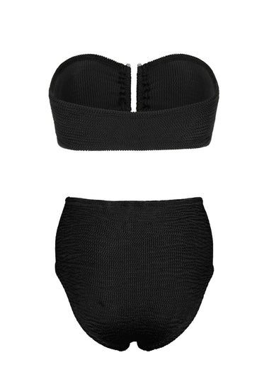 Frida High Waist Bikini Black - ONE SIZE - Bikini