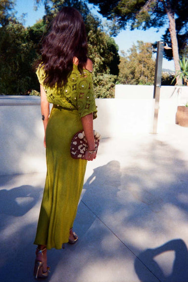 Green Shell Crochet Tilly Dress