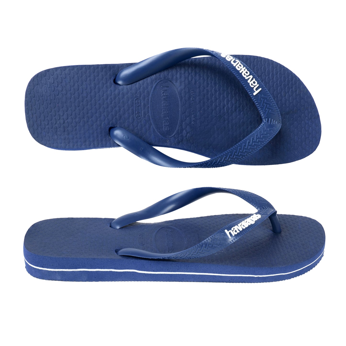 Load image into Gallery viewer, Havaianas Logo Filette Navy/White - Shoes
