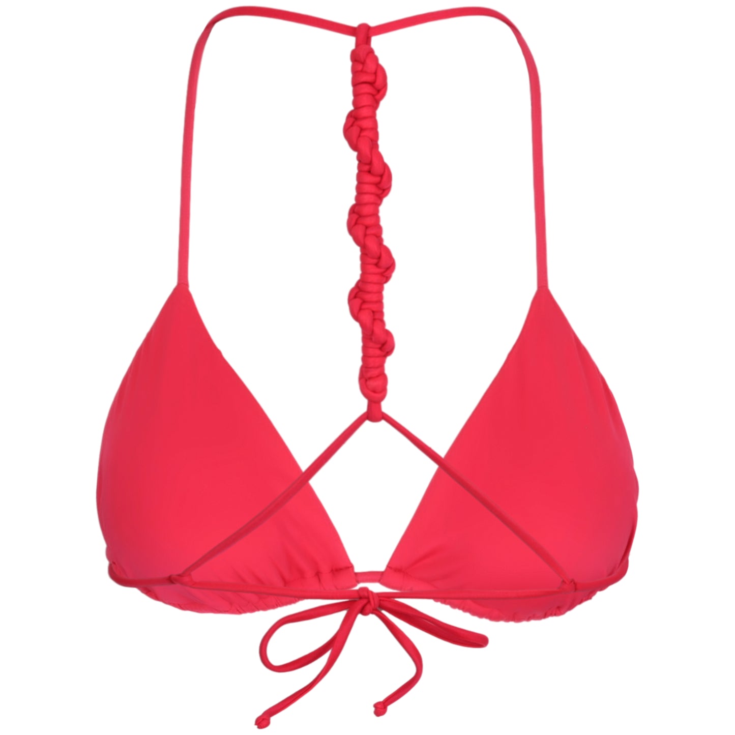 Load image into Gallery viewer, Solid Holly T Back Tri Top Summerwine - Bikini Top
