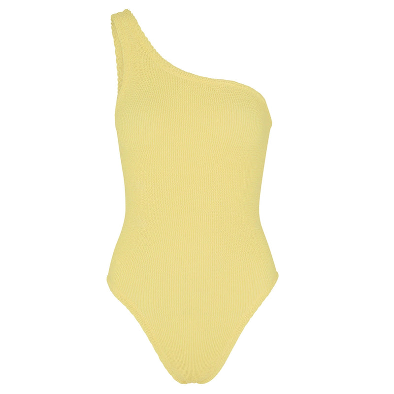 Asymmetrical One Shoulder Swimsuit in Yellow - Nancy Swimsuit