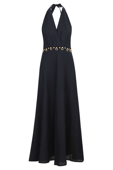Hailey Midi Dress Black