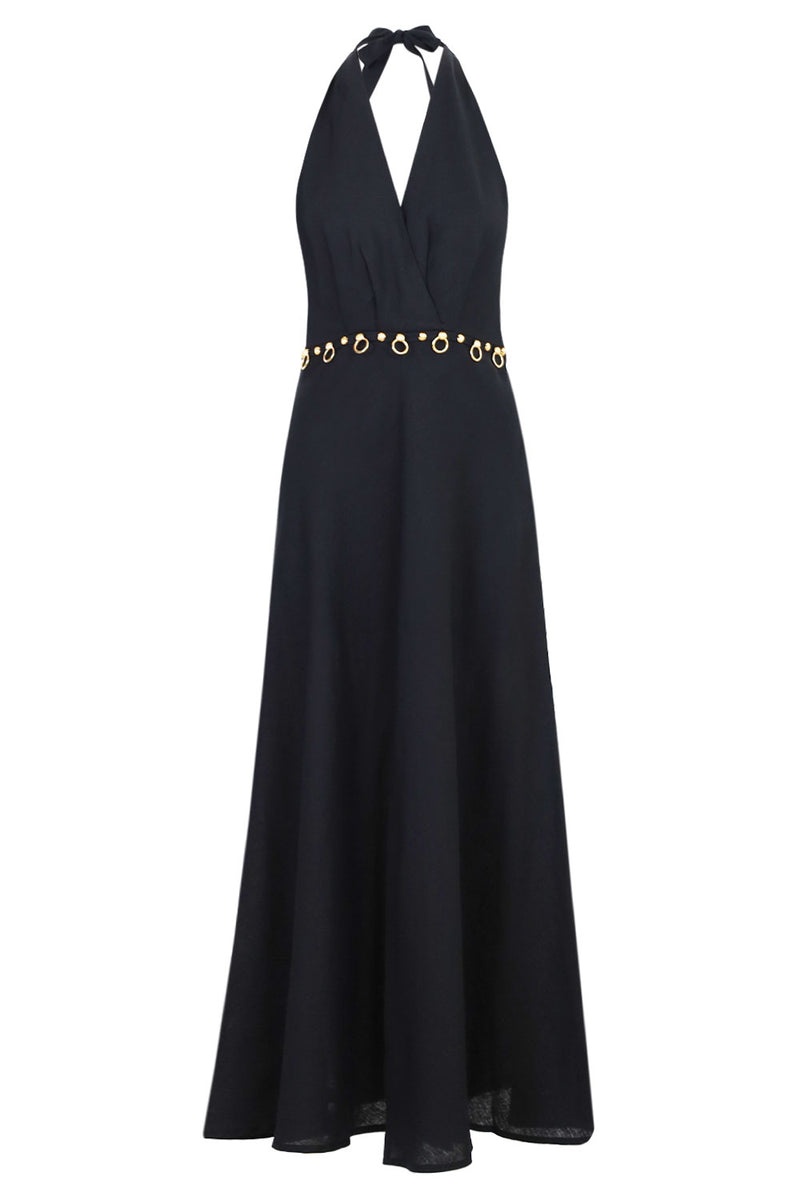 Hailey Midi Dress Black