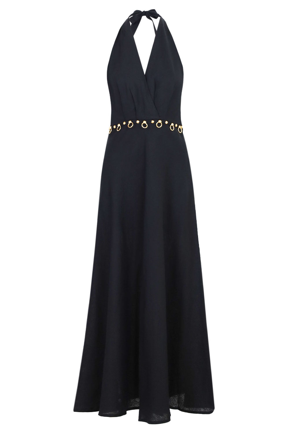 Load image into Gallery viewer, Hailey Midi Dress Black
