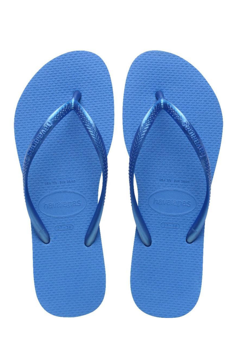 Havaianas Slim Flip Flops Brilliant Blue