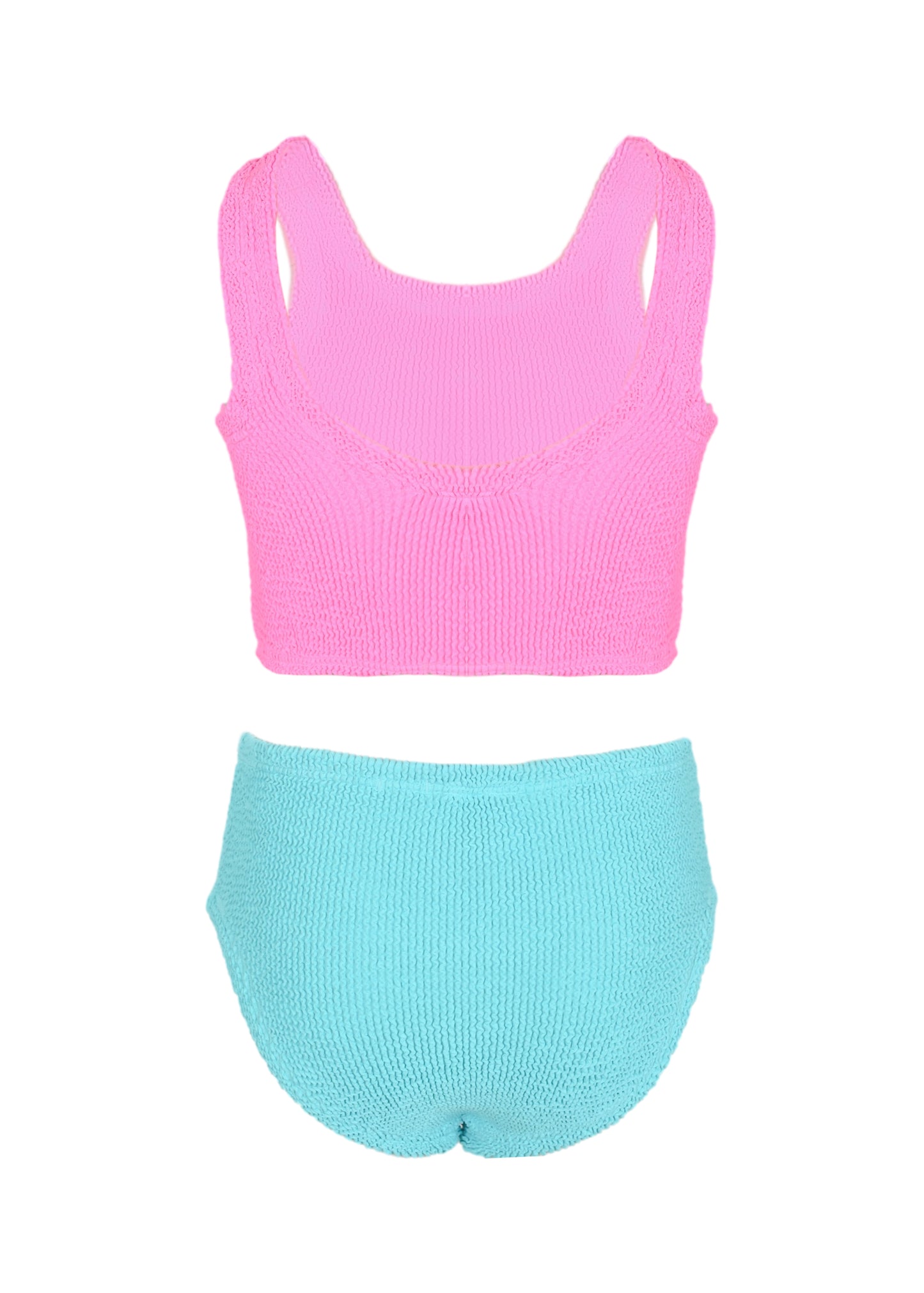 Load image into Gallery viewer, Kids Duo Lyra Bikini Bubblegum/Aqua - ONE SIZE - Bikini
