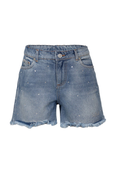 Kiko Denim Shorts Girls Strass