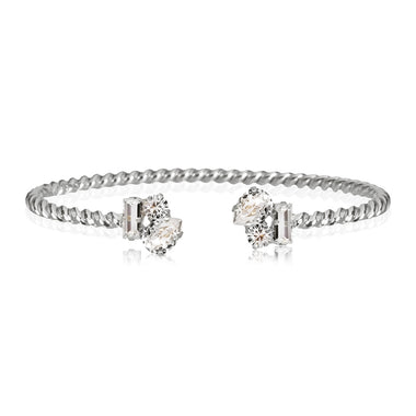 Isa Bracelet Rhodium Crystal - Bracelet