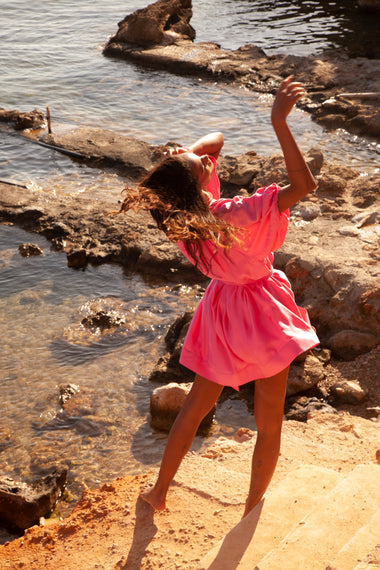 Arena Pink Mini Dress - Dress