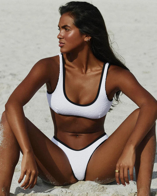 The 90's Duo Pant White/Black Crimp