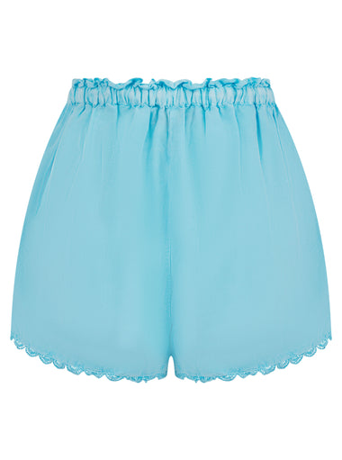 Izzie Neon Blue Shorts - Shorts