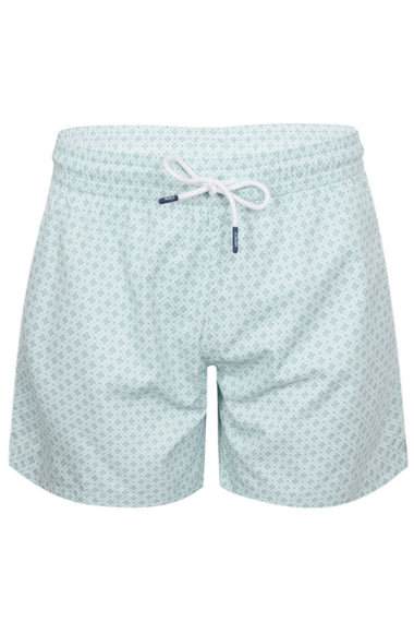 Men Swim Short Kaki Geo