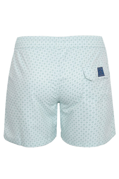 Men Swim Short Kaki Geo