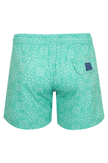 Men Swim Short Mint Bandana