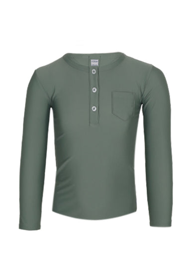 Boy Rashvest Army Green