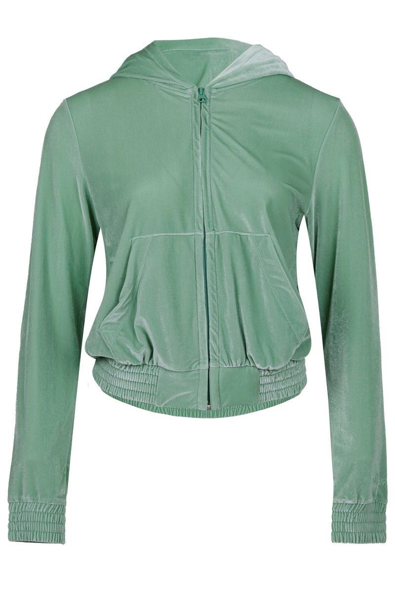 Jasmine Moss Zip Hoodie