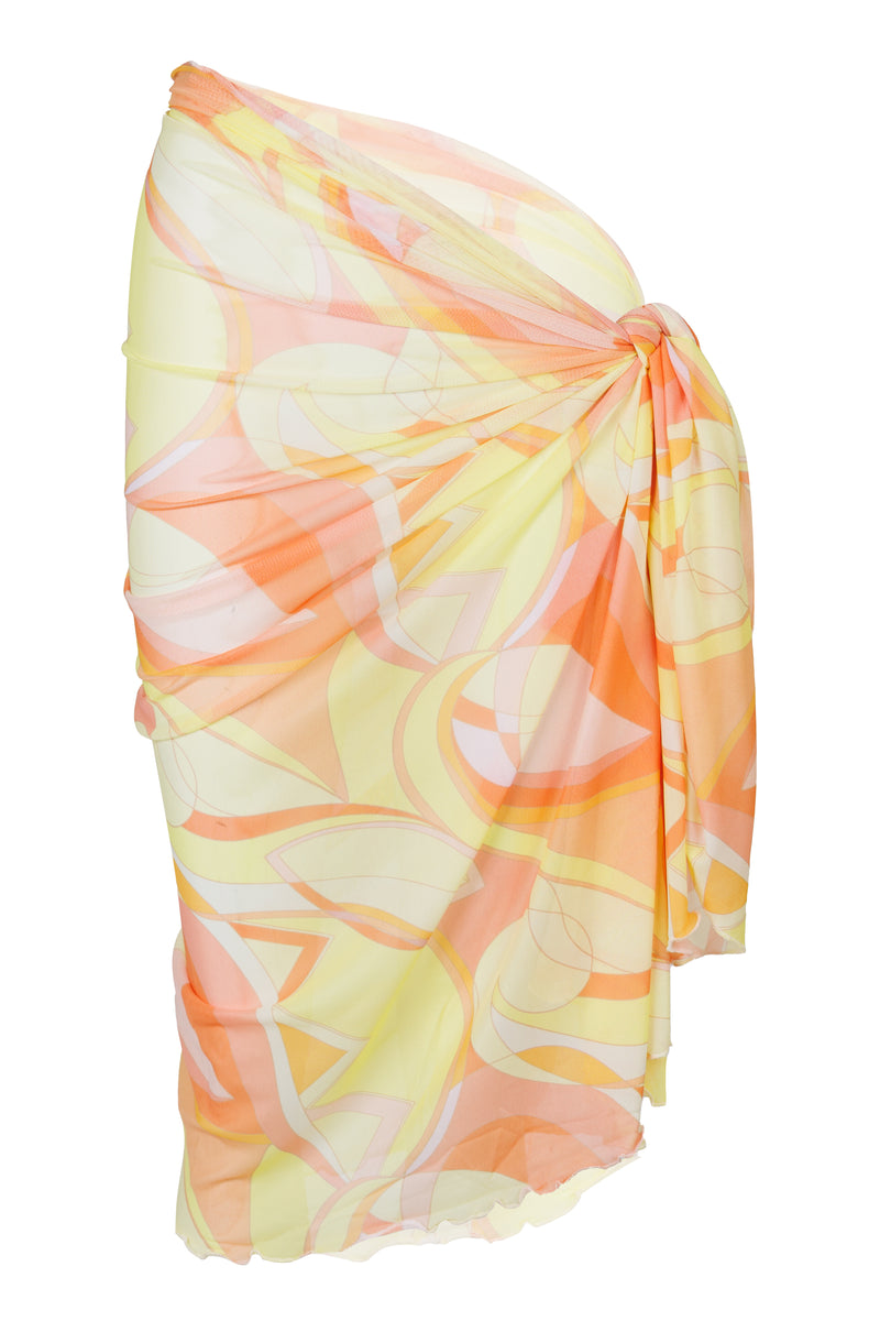 Mesh Full Sarong Yellow
