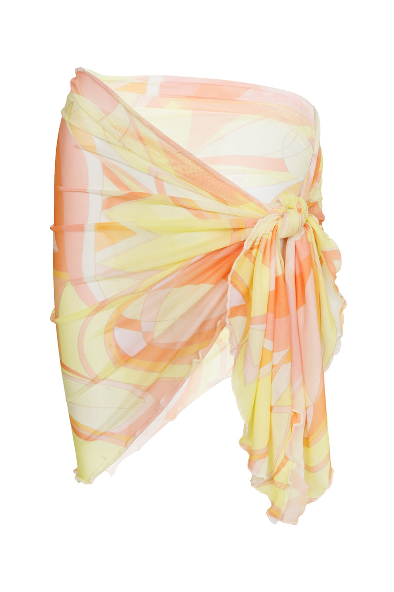 Mini Mesh Sarong Yellow