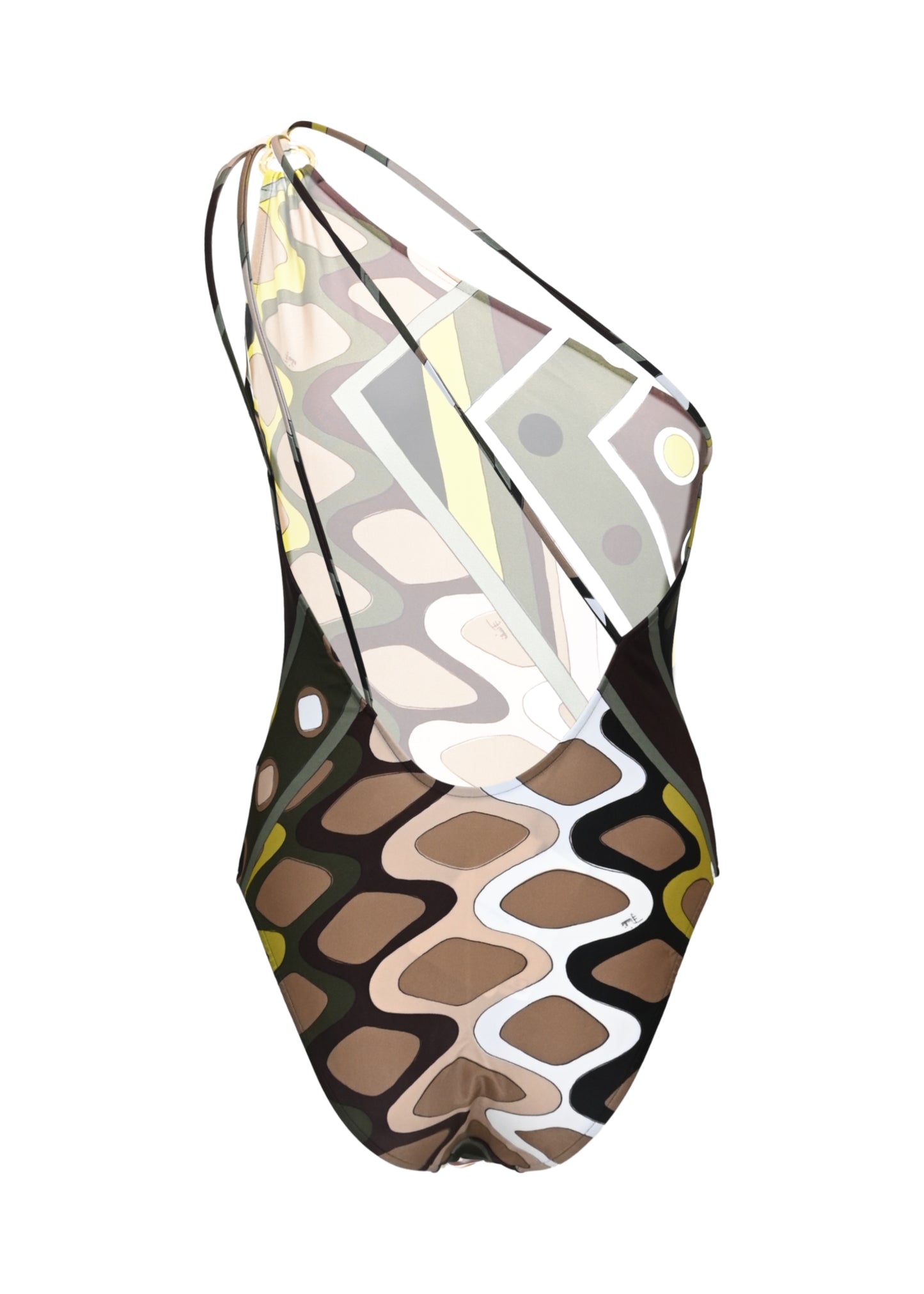 Load image into Gallery viewer, Khaki/Muschio One Piece Swimsuit Vivaro Print - One Piece
