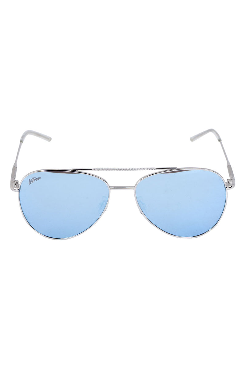 Blue Aviator Sunglasses for Women