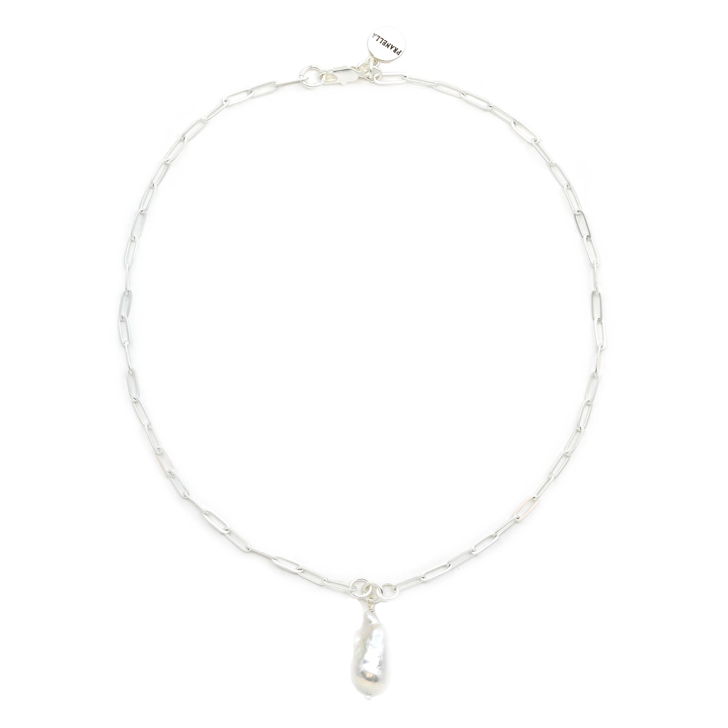 Load image into Gallery viewer, Lotus Pearl Chain Necklace - Necklace
