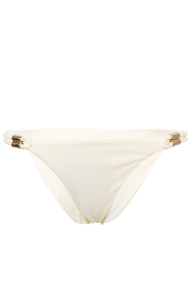 Side Rope Bikini Bottom Off White