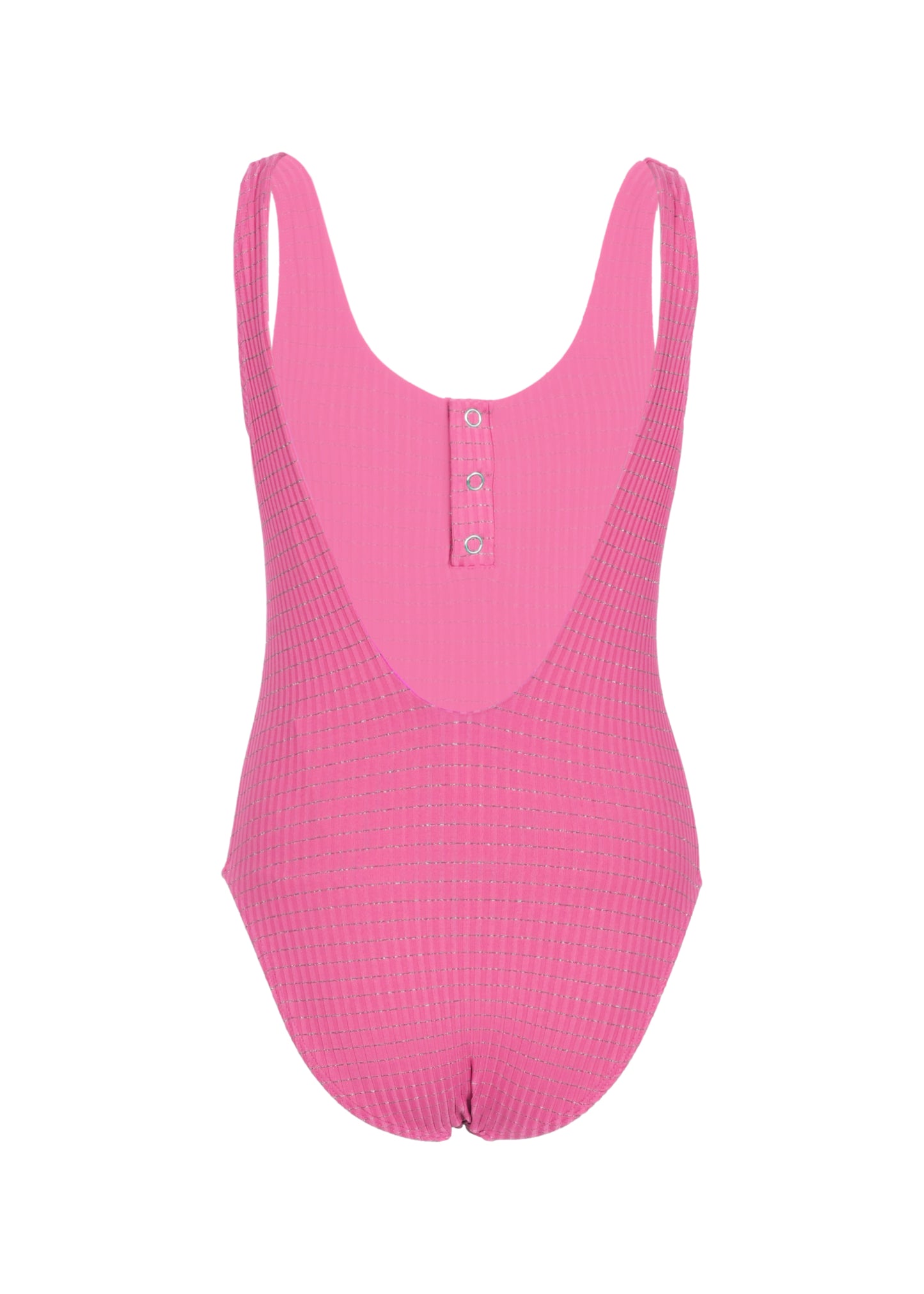 One Piece Swimsuit Lurex Pink - One Piece