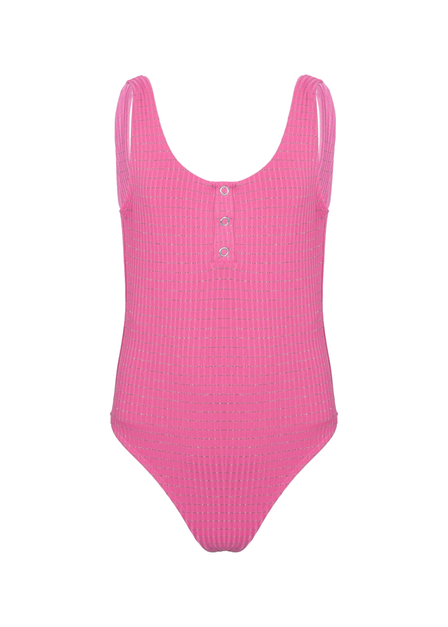 One Piece Swimsuit Lurex Pink - One Piece