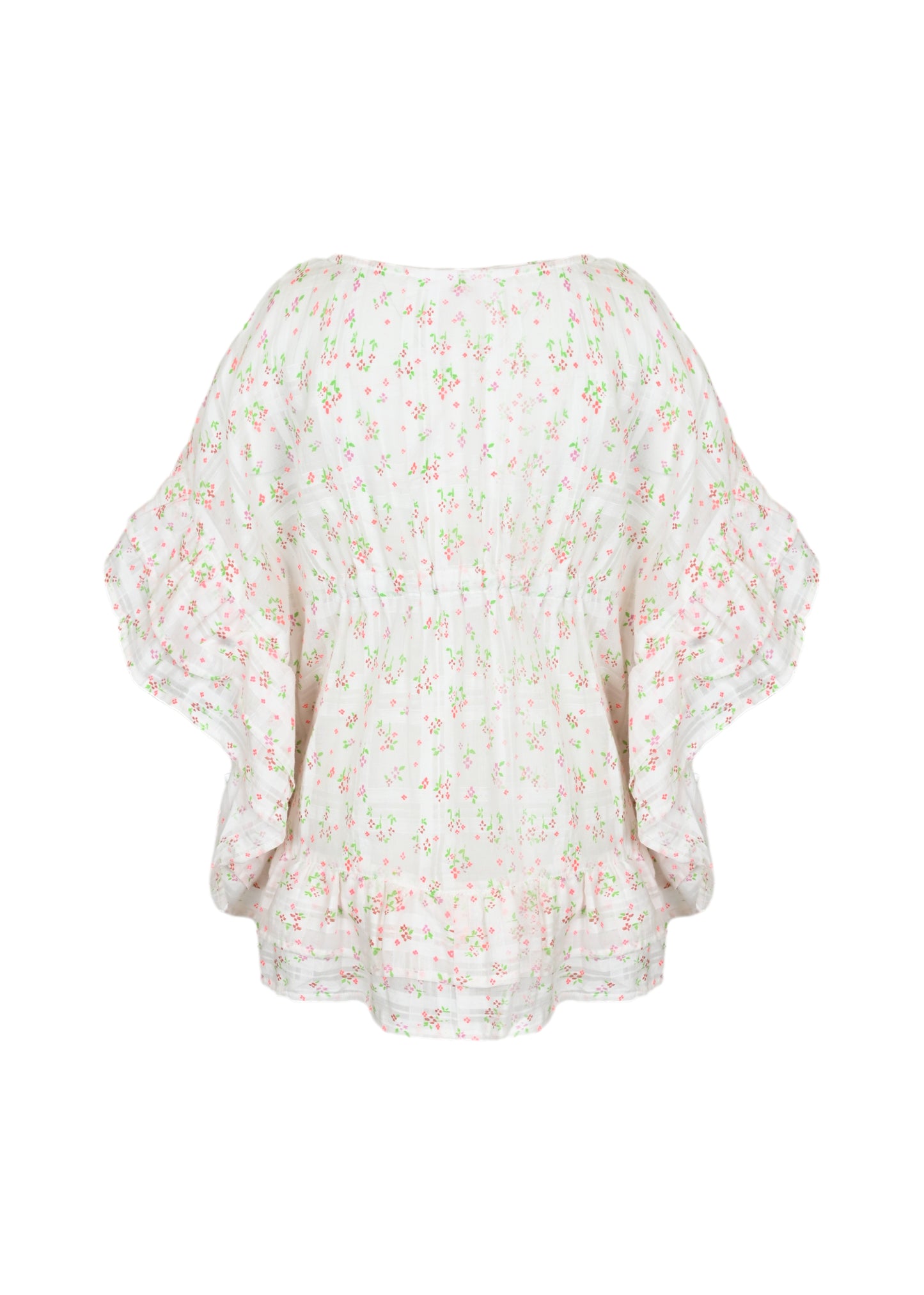Load image into Gallery viewer, Printed Suzanna caftan with pompoms - Kaftan
