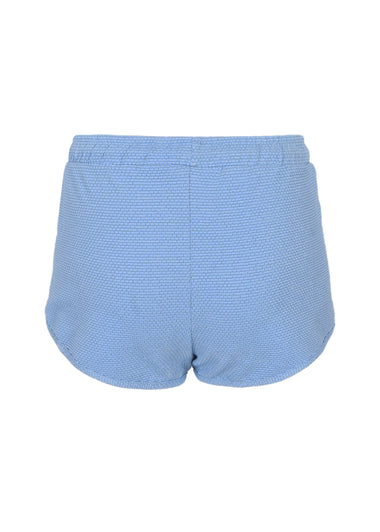 Short Lurex and Ties Light Blue