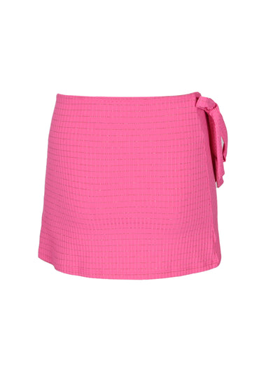 Skirt with Lurex for Girls Pink