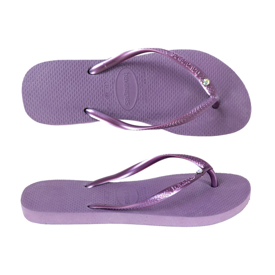 Load image into Gallery viewer, Havaianas Slim Crystal Sw II Malve - Shoes

