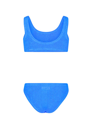 Girl blue classic crinkle bikini Baker - Bikini