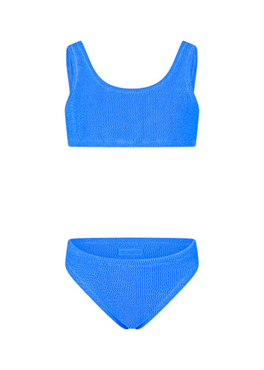 Girl blue classic crinkle bikini Baker - Bikini