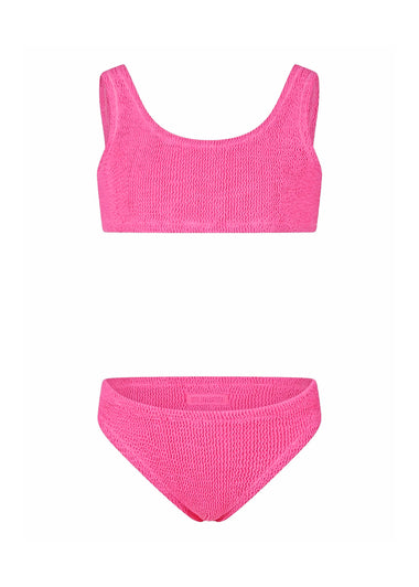 Pink crinkle classic bralette bikini Baker - Bikini